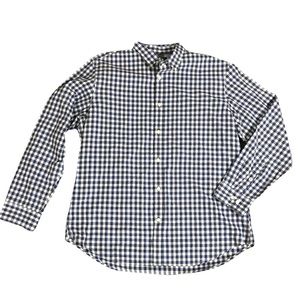 Banana Republic Plaid Custom 078 Wash Shirt XL